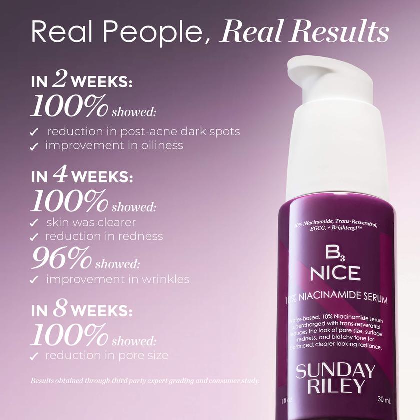 Sunday Riley B3 Nice 10% Niacinamide Serum High Quality