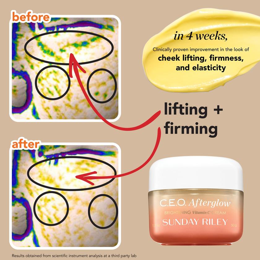 Sunday Riley C.E.O. Afterglow Brightening Vitamin C Gel Cream Best Buy