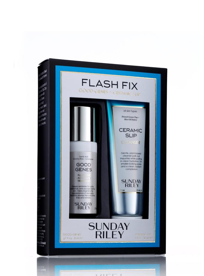 Sunday Riley Flash Fix Good Genes and Ceramic Slip Kit Best Seller