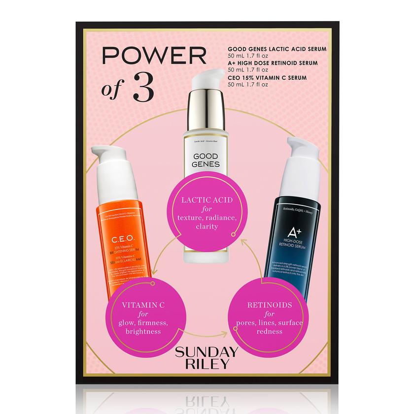 Sunday Riley Power Of 3 Free shipping